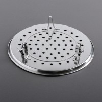 Пароварка на ножках, d=26 см, цвет серебристый