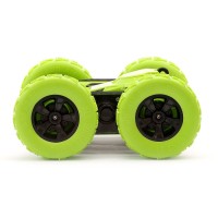 Машина-перевёртыш радиоуправляемая «Трюкач», работает от аккумулятора, цвет зелёный