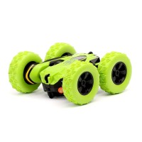 Машина-перевёртыш радиоуправляемая «Трюкач», работает от аккумулятора, цвет зелёный