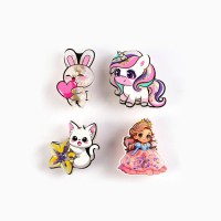 Заколка для волос, шейкер, 4 шт., МИКС