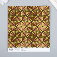 Бумага для скрапбукинга "Летняя волна" плотность 180 гр 30,5х32 см