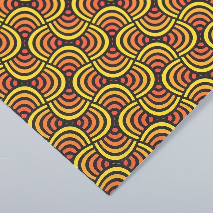 Бумага для скрапбукинга "Летняя волна" плотность 180 гр 30,5х32 см