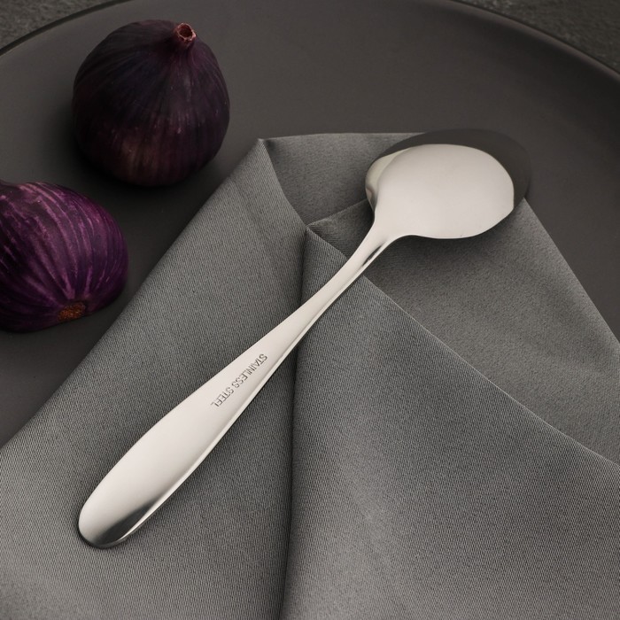 Набор ложек столовых Доляна «Симпли», 20,5 см, 6 шт