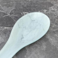 Подставка под ложку Доляна «Марбл белый», 23,5×8,3 см