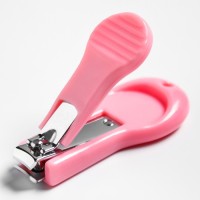 Детский маникюрный набор, 3 предмета: ножницы, пилка, книпсер, от 0 мес., цвет жёлтый