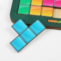 Головоломка-конструктор «Цветная мозаика», малая, МИКС