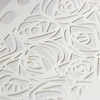 Трафарет пластик "Розовый сад" 13х14 см