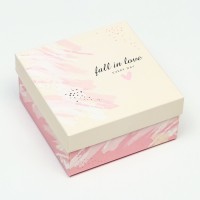 Коробка складная, Fall in love  10 х 10 х 5 см