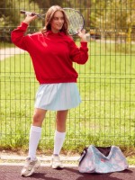 Свитшот женский MINAKU: Casual Collection, красный, размер 42