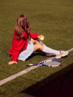 Свитшот женский MINAKU: Casual Collection, красный, размер 42