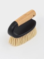 Щётка утюжок Доляна Meli, бамбуковая ручка, 12.5×6.5×9.5 см, чёрная