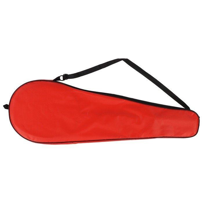 Ракетки для бадминтона алюминиевые ONLYTOP, в чехле, набор 2 шт.