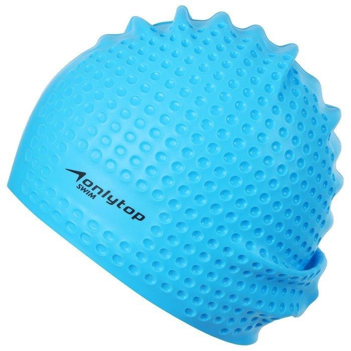 Шапочка для плавания массажная ONLITOP Swim, для длинных волос, силиконовая, обхват 54-60 см, цвета микс Шапочка для плавания массажная ONLITOP Swim, для длинных волос, силиконовая, обхват 54-60 см, цвета микс