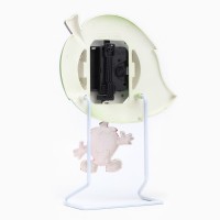 Часы настольные «Клубничка» детские с маятником, дискретный ход, d-7.5 см, 22.8×15.5 см