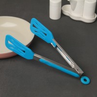 Щипцы Доляна «Лопатка», 25×5×3,5 см, цвет МИКС