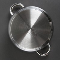 Кастрюля «Гретта», 2,2 л, d=18 см, капсульное дно, стеклянная крышка