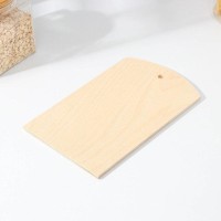 Доска разделочная деревянная с отверстием Доляна, 25×15 см, фанера