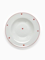 Тарелка суповая керамическая «Любовь в деталях», d=22.4 см, ручная работа