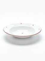 Тарелка суповая керамическая «Любовь в деталях», d=22.4 см, ручная работа