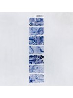 Термонаклейки на 7 яиц «Мрамор» на пасху, 7.3×34.2 см