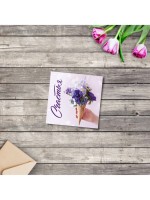 Мини‒открытка «Поздравляю», счастье, 7×7 см