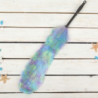 Щетка для удаления пыли Доляна «Павлин», 59 см, насадка 40,5 см, 40 гр