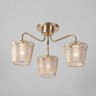 Люстра "Лаура" 3x60Вт E27 золото 54х54х29 см.