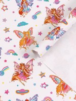 Бумага упаковочная глянцевая «Клуб Винкс», 70×100 см