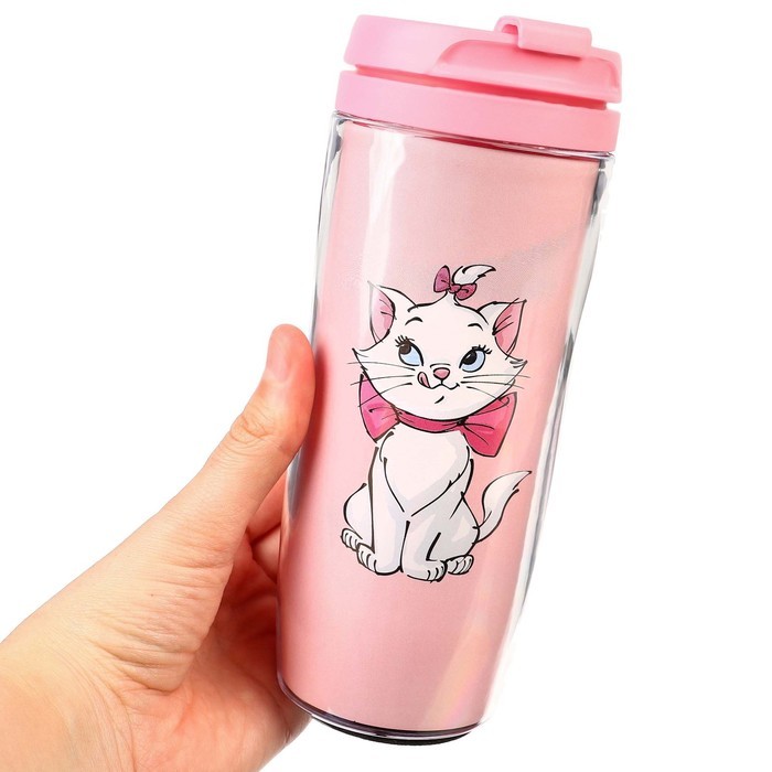 Термостакан детский со вставкой, 350 мл «Кошечка Мари», Коты аристократы