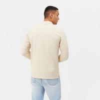 Футболка поло с длинным рукавом MINAKU бежевая, р-р 50