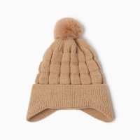 Шапка детская MINAKU, размер 46-48, бежевая