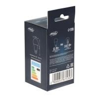 Лампа светодиодная Luazon Lighting, A60, 11 Вт, E27, 990 Лм, 4000К, свечение нейтральное белое