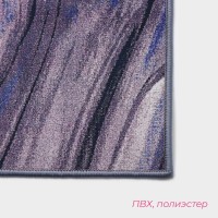 Коврики для ванной и туалета Доляна «Отражение», 2 шт., 50×80 см, 50×40 см