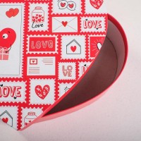 Набор коробок 3 в 1, упаковка подарочная, «Любовь повсюду», 16×14×6 см‒22×20×9 см