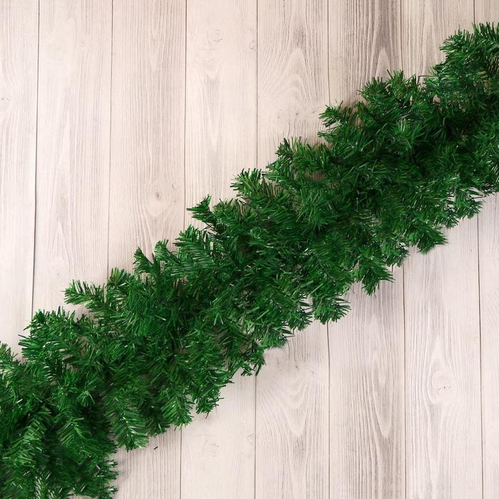 Гирлянда хвойная новогодняя «Зимнее волшебство», ёлочная, 270 см, d=6 см, 220 веток, 12.5 см
