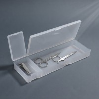 Бокс для хранения мелочей, 2 ячейки, 21×7×2.5 см, белый