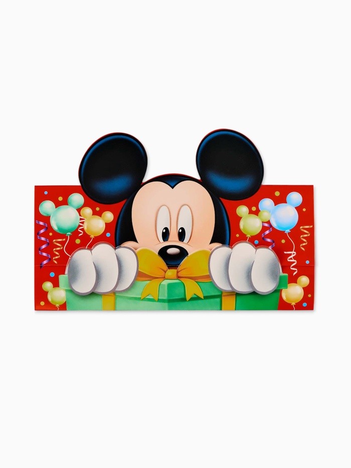 Конверт для денег фигурный «Мышки», 17.5×8 см