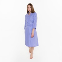 Халат вафельный женский «Экономь и Я» рукав 3/4 цвет сиреневый р. 42-44, хл 100%, 200 г/м²