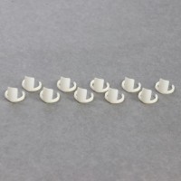 Палитра для лаков на баночку «Ноготки», 10 шт, цвет «слоновая кость»