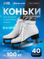 Коньки фигурные Winter Star с мехом, р. 40