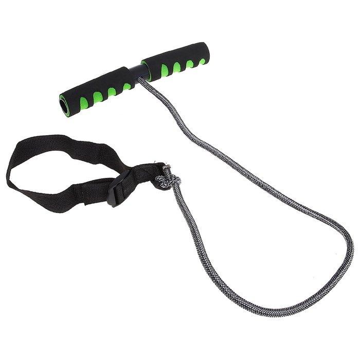 Эспандер пресс-бицепс-бедро с неопреновыми накладками, цвета МИКС