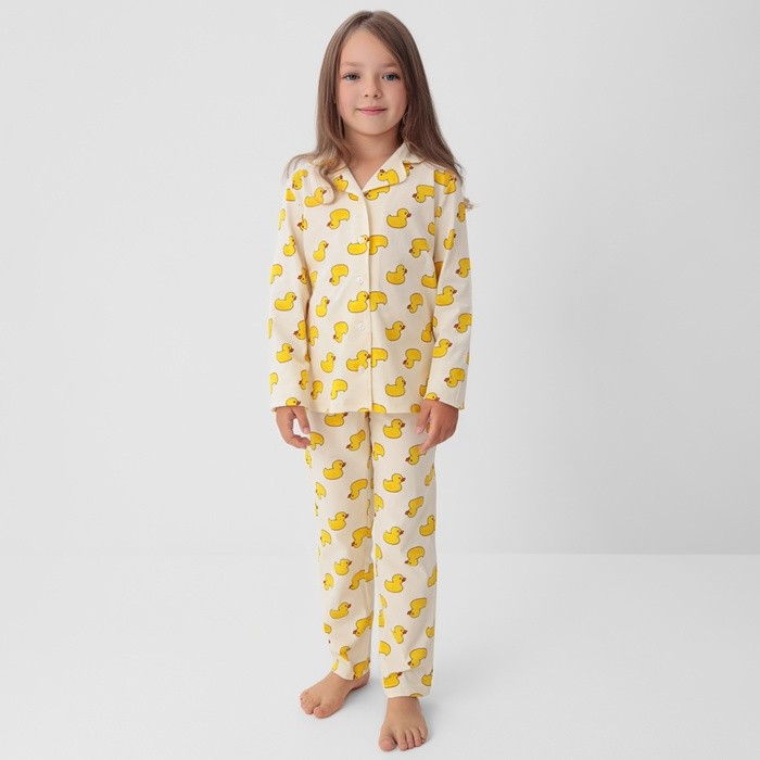 Пижама детская (рубашка и брюки) KAFTAN Duck, р-р 34 (122-128)