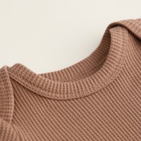 Набор боди 2 шт. SL HOME, рост 62-68 см, цвет бежевый/кофейный