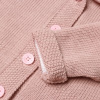 Джемпер вязаный с капюшоном Крошка Я, рост 92-98 см, розовый