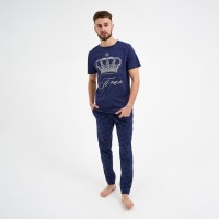 Пижама мужская (футболка и брюки) KAFTAN "Crown" р.50