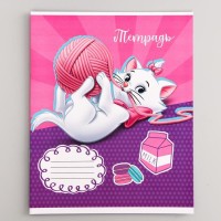 Тетрадь 12 листов в клетку "Коты-аристократы. Кошечка Мари", МИКС