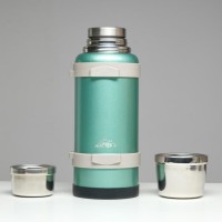 Термос Мастер К Volume, 4.4 л, с ситечком, с двумя кружками, нержавеющая сталь, бирюзовый