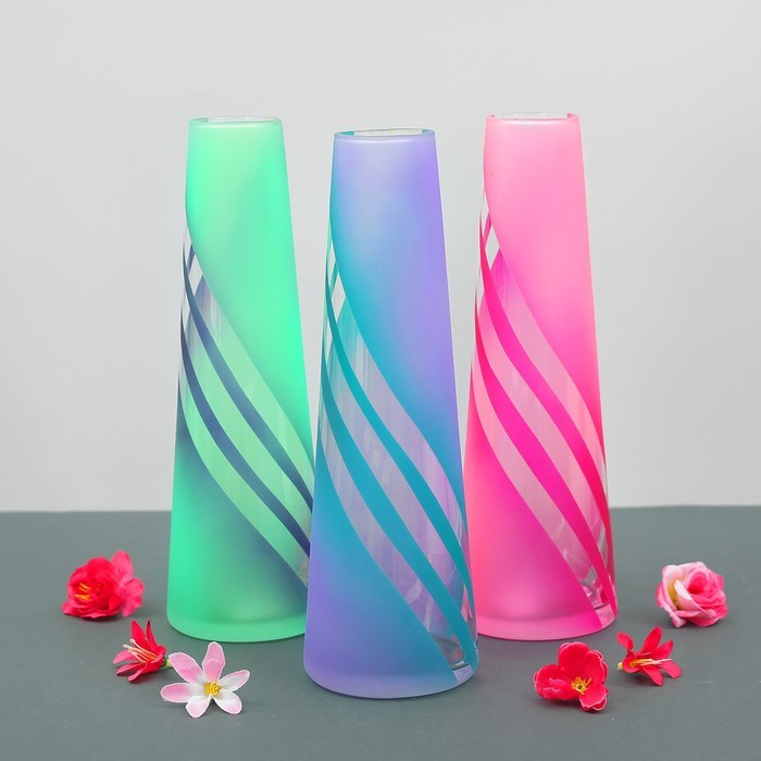 Ваза "Фентези" коническая с.d-4.5мм, 29см МИКС Ваза "Фентези" коническая с.d-4.5мм, 29см МИКС