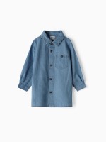 Рубашка джинсовая Крошка Я, рост 74-80 см, голубая