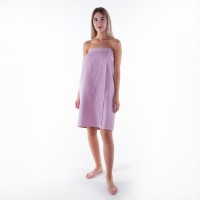 Полотенце банное Этель «Парео» с карманом 80*140 см. цв.нежный лайм, 100% хл, вафля 240 г/м2